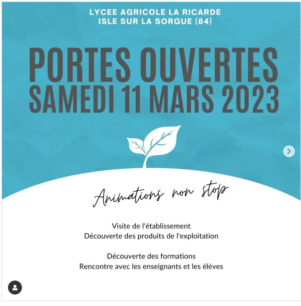 Journée portes ouvertes LPA La Ricarde-11 mars 2023.