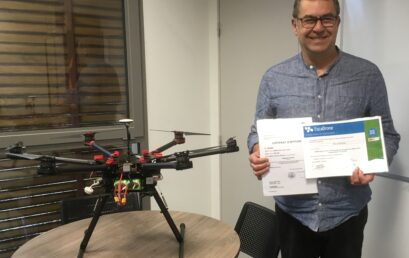 Nouveau pilote de drone professionnel au sein de l’équipe