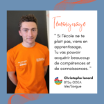 A la rencontre de Christophe, apprenti en BTSa GDEA par le CFA RAP